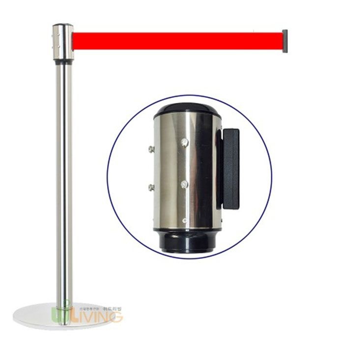 [오늘출발] 위드리빙 벨트차단봉(고급형) 320x900/2M WL-1703 실내외 겸용 출입통제줄 안전줄 안전바