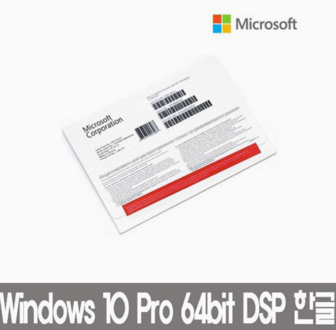 상품상세참조 마이크로소프트 윈도우 11 홈(Home) DSP 처음사용자용 한글 (DSP OEM 정품)