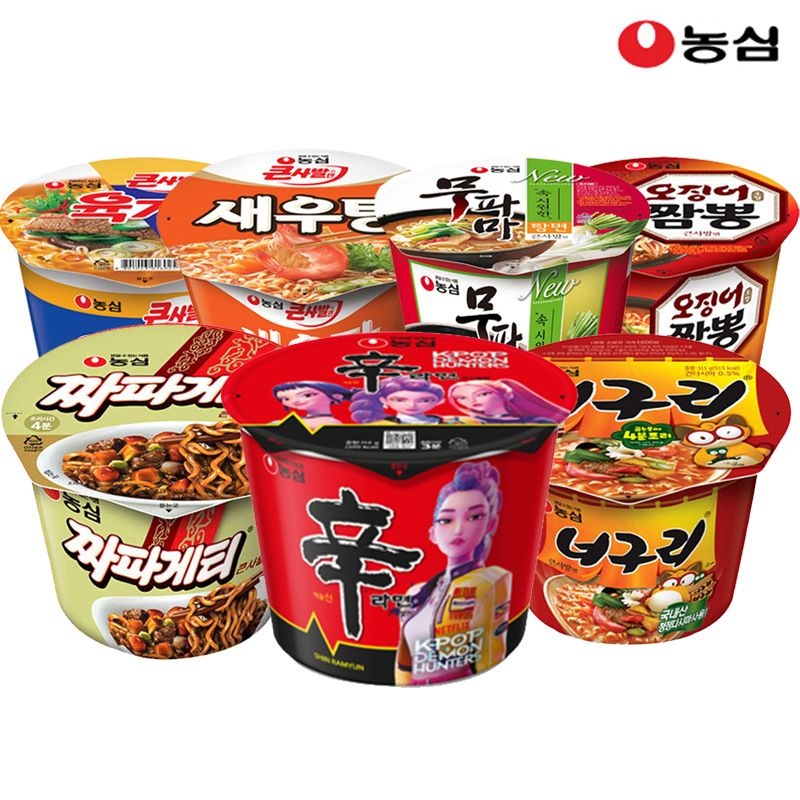 농심 큰사발 4종 16개입