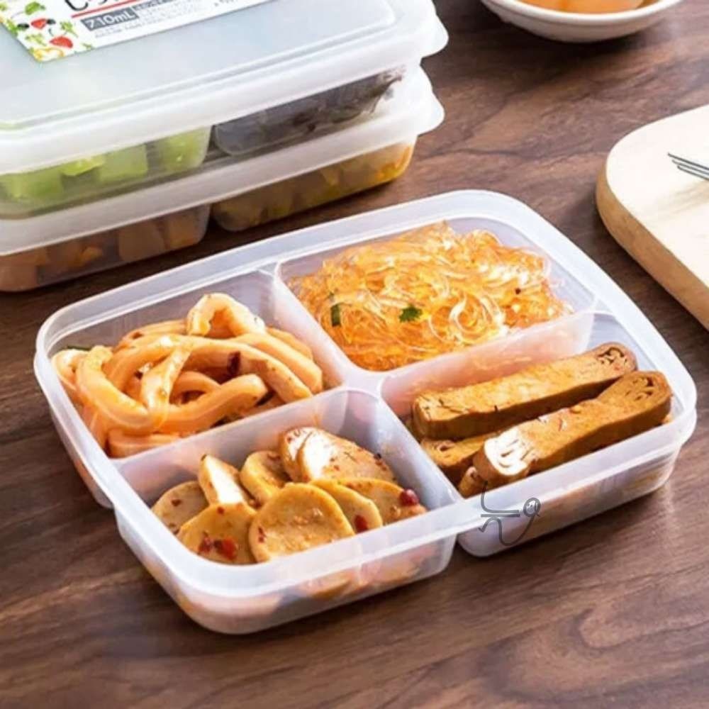 늘WAYS 반투명 밀폐통 K 직장인도시락 사각플라스틱용기