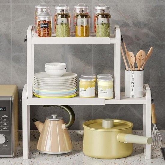 [MEL41384_61]길이조절 다용도 정리대 씽크대 상부