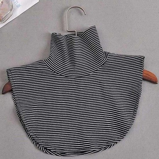 [ME70657O_61]목티 넥워머 가짜 폴라티 스트라이프