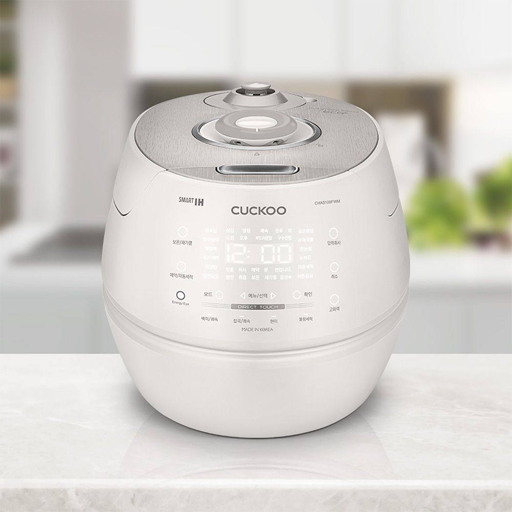 CUCKOO CUCKOO 쿠쿠 10인용 올스텐 내솥 IH 전기압력밥솥 그레이스 화이트 CRP-CHAS109FWM