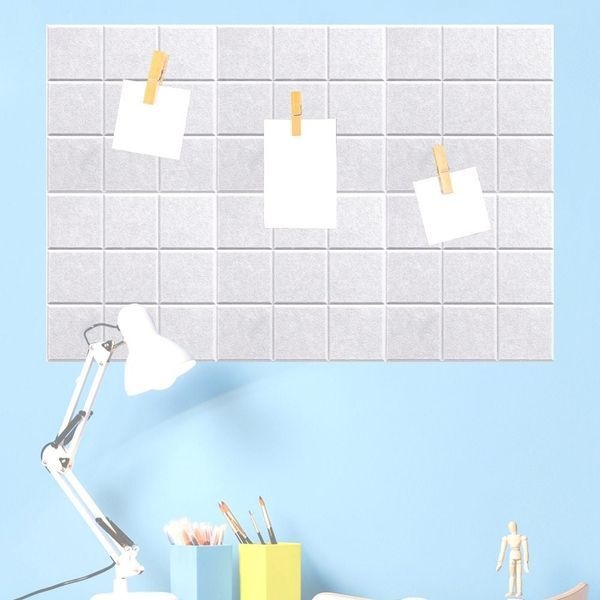 [하프클럽]보드 교실 부직포 연회색 메모보드 진열 게시판