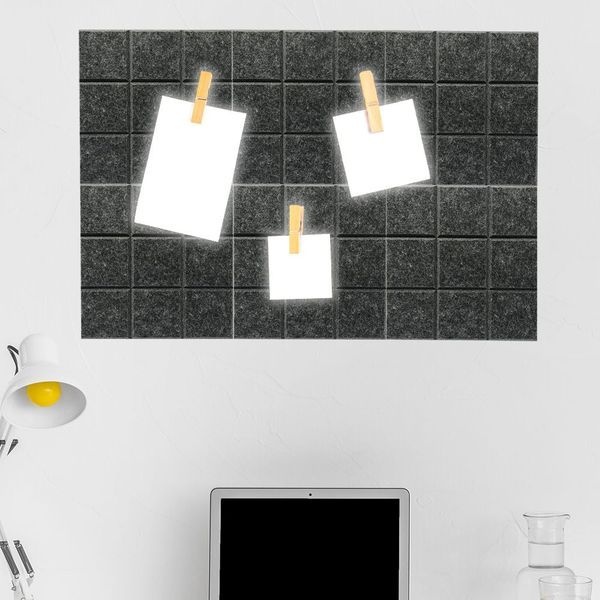 [하프클럽]보드 메모보드 사무실 진회색 부직포 진열 게시판