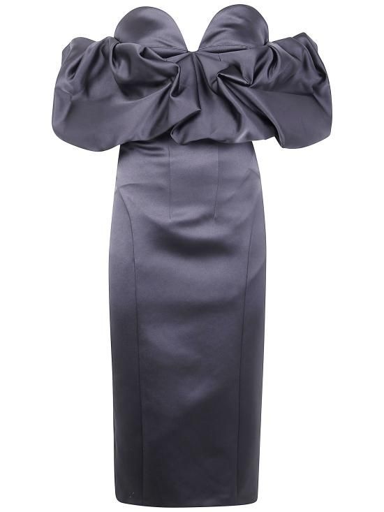 엘리자베타 프렌치 25FW 엘리자베타프랜치 미디 원피스 AB71456E2 110 BLACK