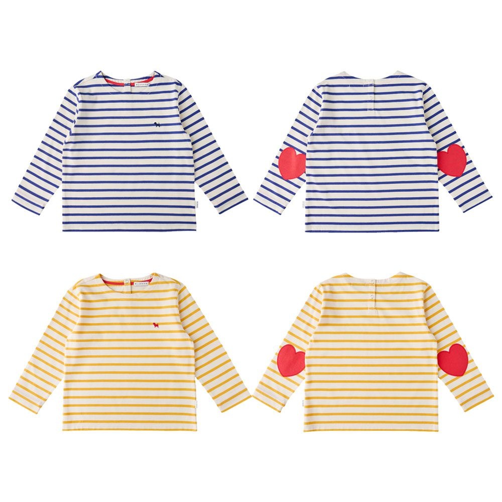 [블루독][최대혜택가:18,850원][블루독]하트STRIPE티셔츠 (251K5-330-53) : 롯데ON