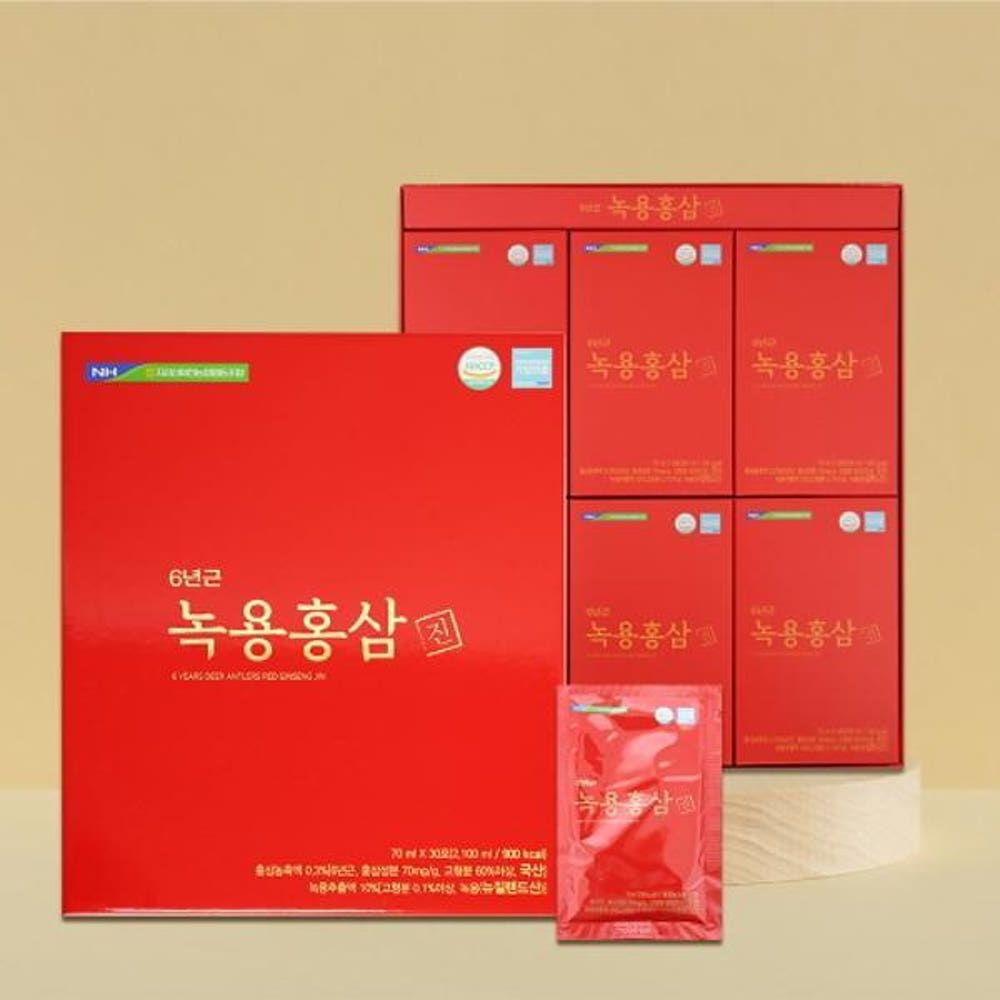 [오늘출발] 지리산마천농협 6년근 녹용홍삼진 70ml 30포