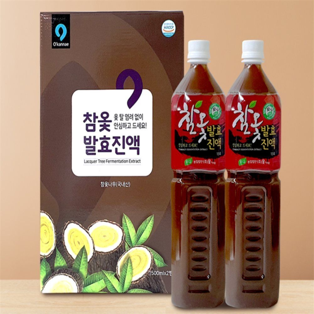 유쎌몰 옻물 1500ML X 2병 옻원액 옻액기스