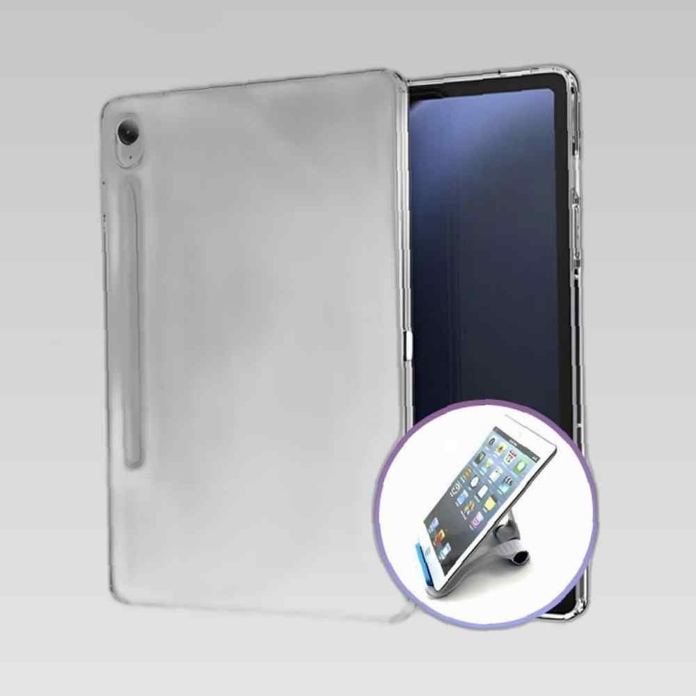 (주)유비코퍼레이션 갤럭시탭A 8.0 2019 with S 케이스+스피드 pen 반투명 젤리 거치대