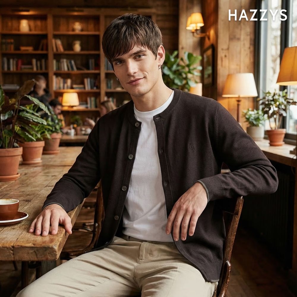 헤지스 울 케이블 집업