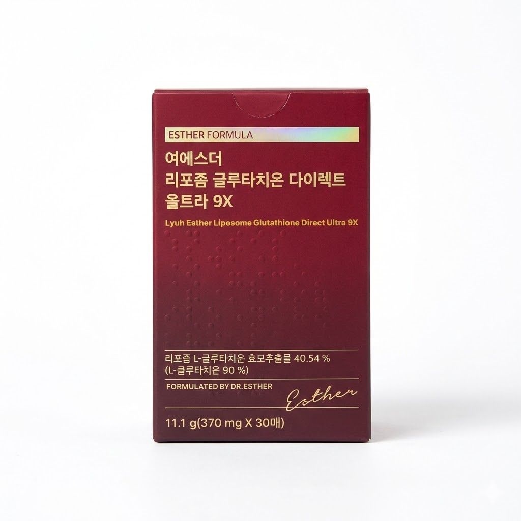 [오늘출발] 여에스더 리포좀 글루타치온 울트라 9X 370mg 30매 1개