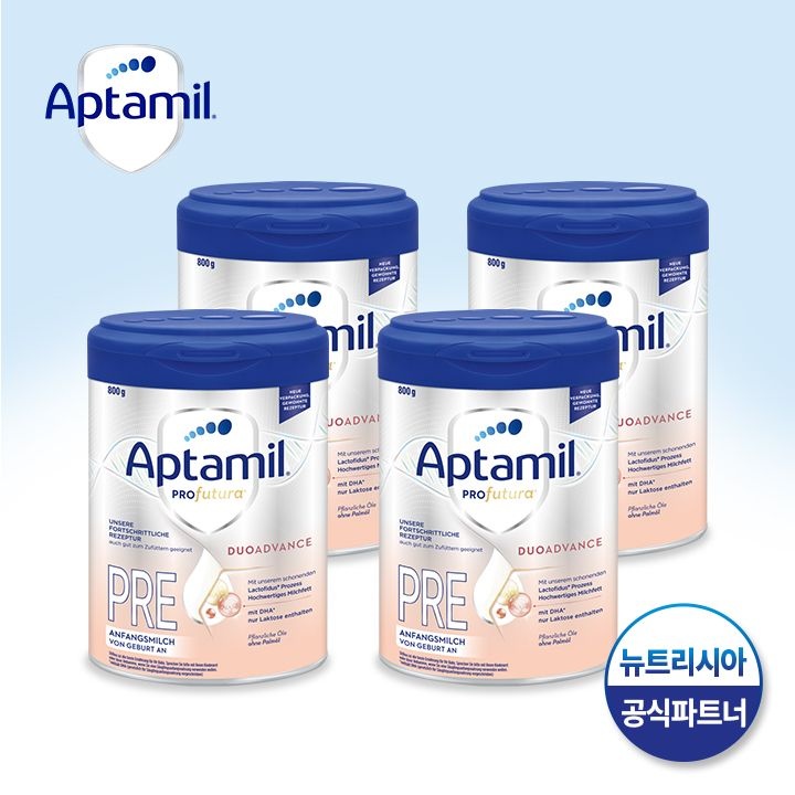 [해외] 압타밀 [독일내수용-독일발송][공식파트너] 압타밀 프로푸트라 프레 800g x 4통 세트