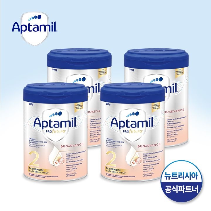 [해외] 압타밀 [독일내수용-독일발송][공식파트너] 압타밀 프로푸트라 2단계 800g x 4통 세트