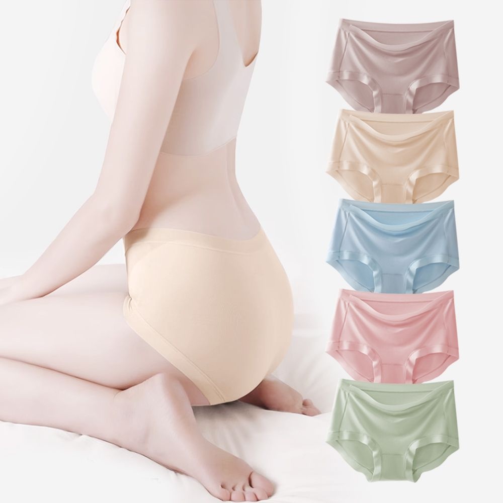 미즈넬 여성 노라인 심리스 밴딩  베이직 60수 모달 데일리 삼각팬티 편안한 속옷