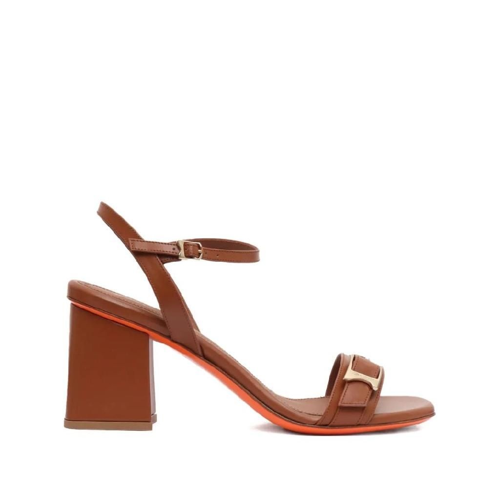산토니 산토니 블록 힐 버클 디테일 샌들 WHVT70836HA2TYLC TP440961592