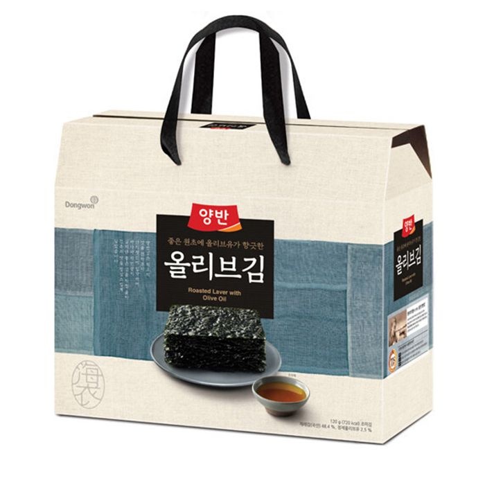 동원 올리브김 선물세트 / 도시락김 양반김 추석 설 명절 연말 단체 [원산지:대한민국]