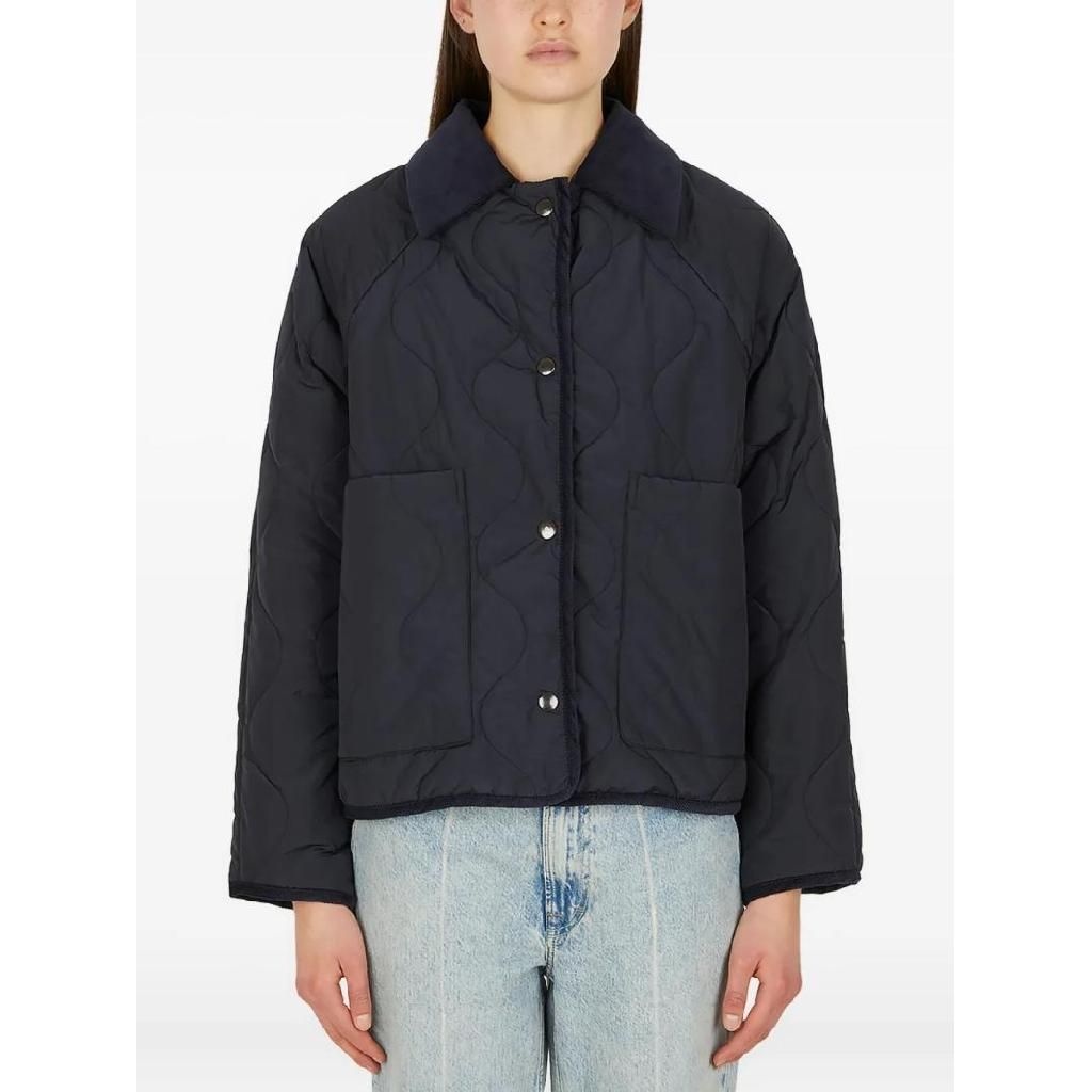 카슬 에디션 카슬 에디션스 카슬 에디션 코듀로이 칼라 퀼팅 재킷 C42350004W TP439929344