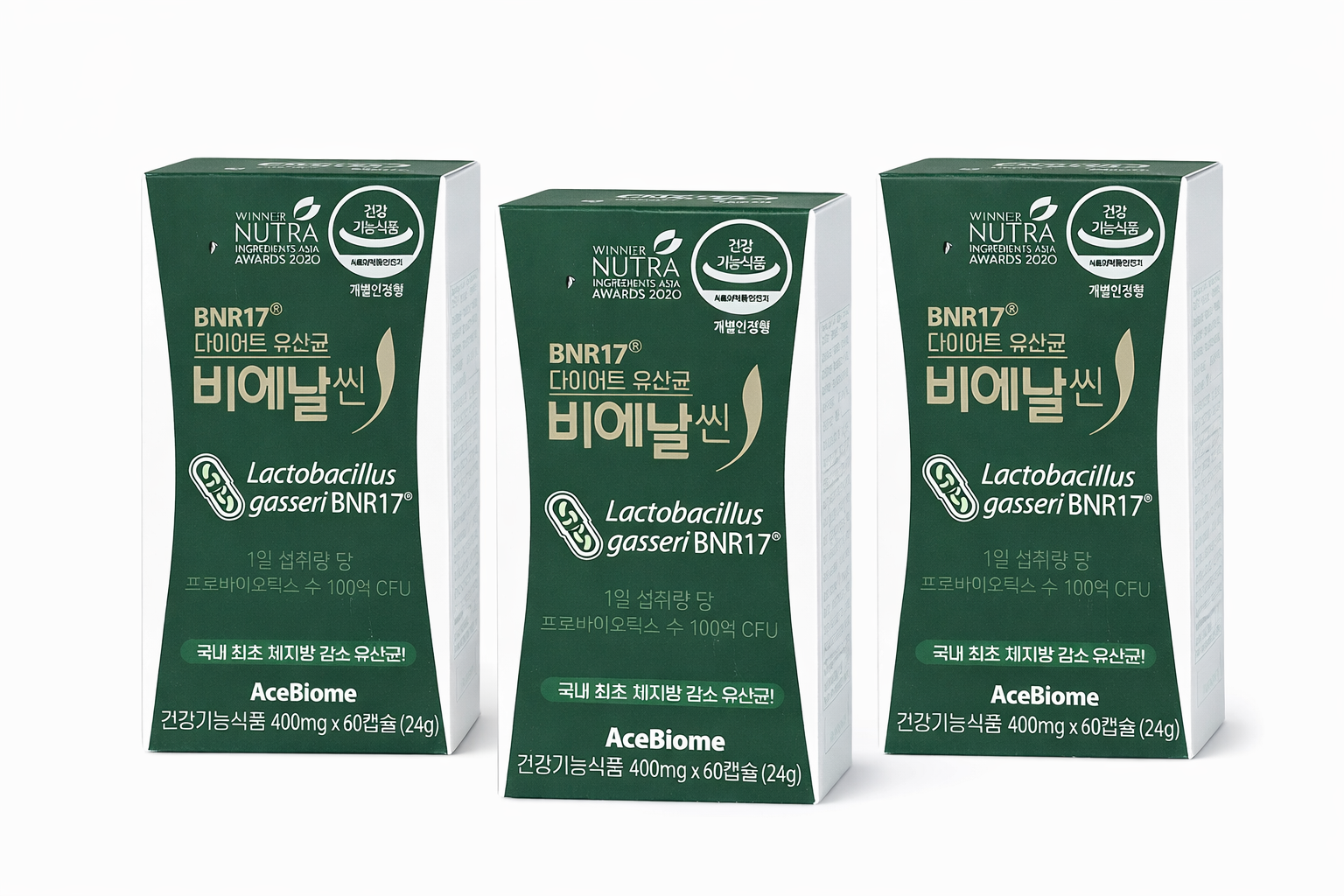 비에날씬 프로 다이어트 유산균 3개 180정