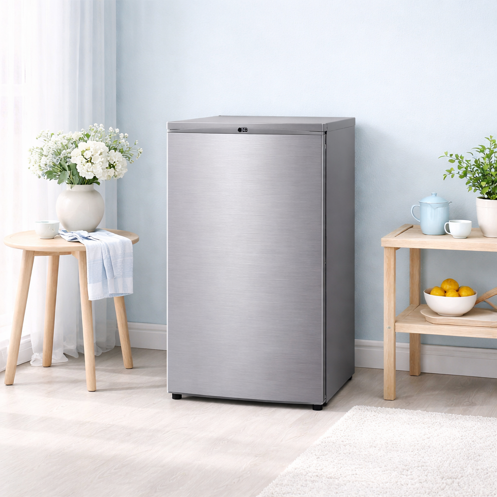 LG전자 일반냉장고 B103S14 90L 1도어 소형 미니 퓨어 실버 원룸 병원 모텔