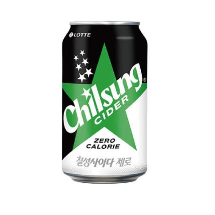 [롯데칠성] 칠성사이다 제로 캔 355ml 18개