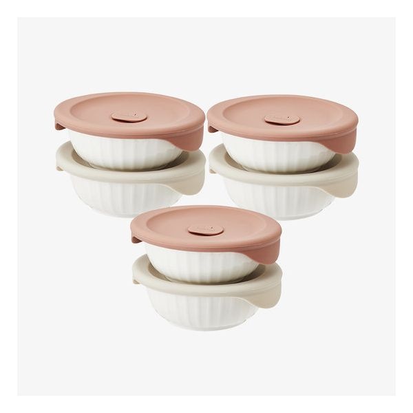 락앤락 구성 락앤락 바로한끼 도자기 밥용기 355ml 2P X 3SET총 6P 718154