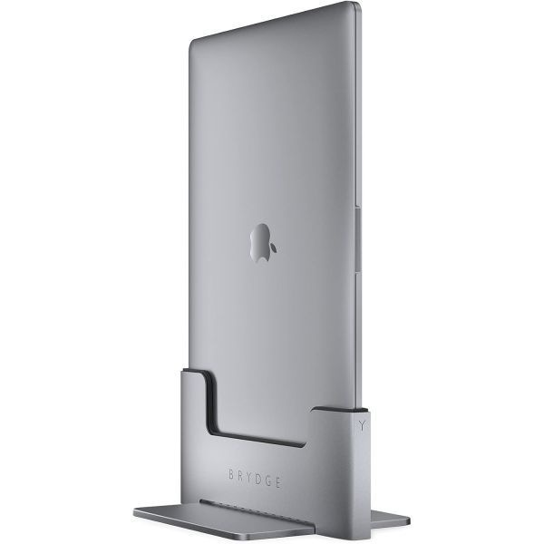 Brydge [해외] Brydge 수직 도킹 스테이션 노트북 스탠드 15인치 MacBook Pro(2016-2019) Thunderbolt™ 3개 포트 2개 호환 가능