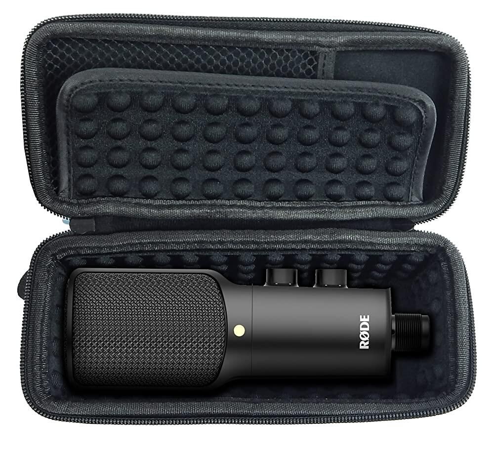 [해외] CASEMATIX Rode NT-USB, NT1 A 마이크 등과 호환되는 USB 콘덴서 마이크 케이스 소형 케이블 포함 - 마이크용 케이스 포함