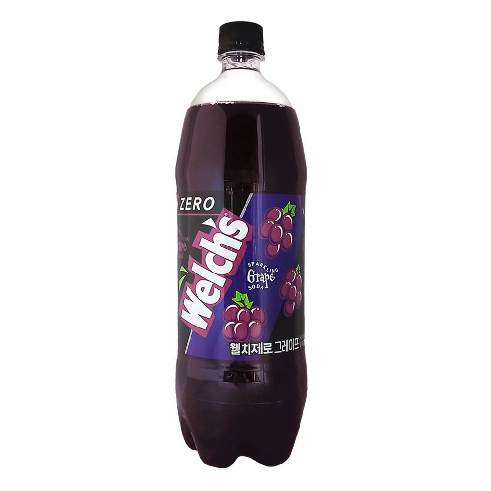 농심 웰치스 제로 포도 1.5L x 6개 / 제로칼로리 탄산음료