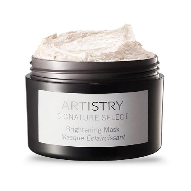 암웨이 아티스트리 시그니처 셀렉트 브라이트닝 마스크 투명 광채 케어 마스크팩