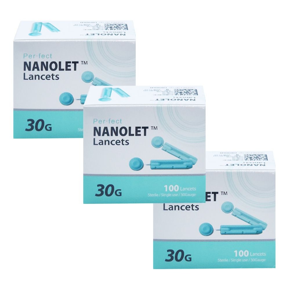 동방 나노렛 란셋 30G 100개입 X 3개 일회용 채혈 사혈 당뇨침 체했을때 손따기