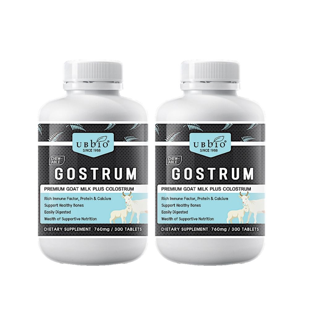 [해외] 유비바이오 고스트럼 고트밀크 콜로스트럼 산양유 초유 300정 2개