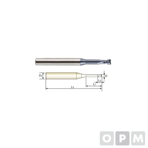 [브이와이][VCH696NR]부품 S 리브엔드밀 4G 2F D4.0X6X6(30)X70