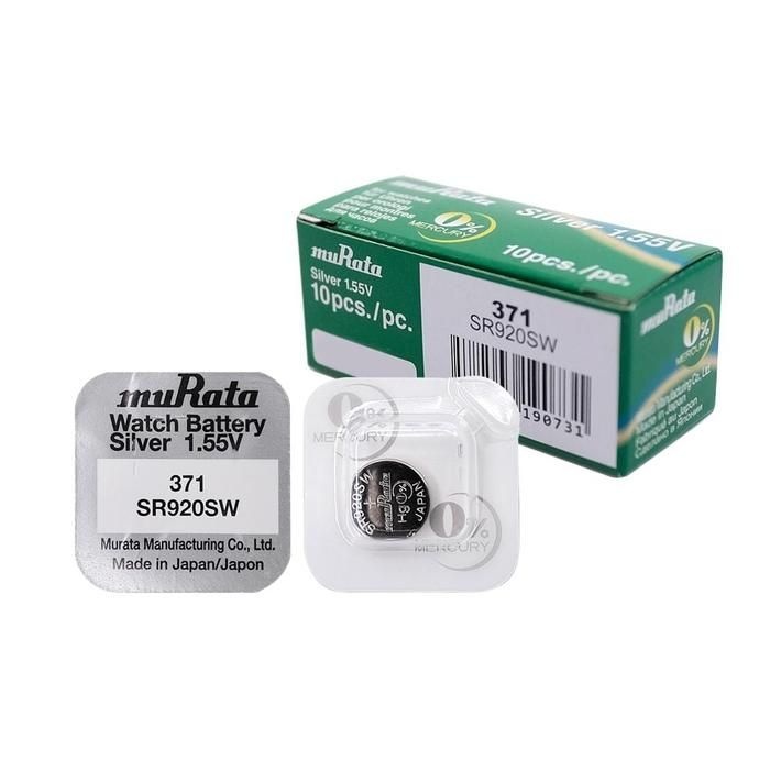 [아우트_61]배터리 371(SR920SW)(10알)시계건전지 1.55V