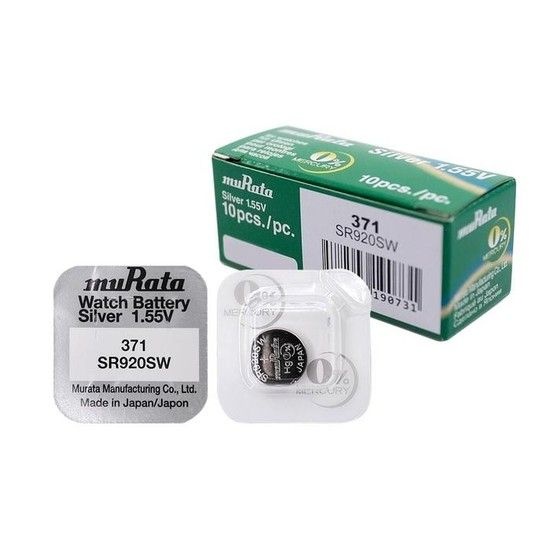 [아우트_61]배터리 371(SR920SW)(10알)시계건전지 1.55V