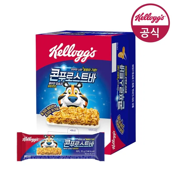 켈로그 에너지바 크런치넛 40g x 6개 + 레드베리 35g x 6개 + 증정 8개 외 에너지바/단백질바 BEST 구성전