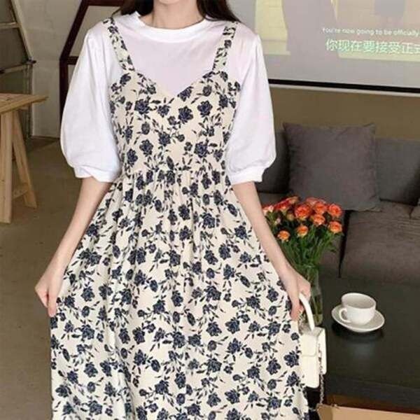 상세정보별도표시 / 상세정보별도표시 [모노무드] MDER_5762 코디 편안한 스판 매력적인 빅사이즈 편한원피스 면