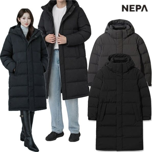 남녀공용 네파 시그니처 롱 구스다운