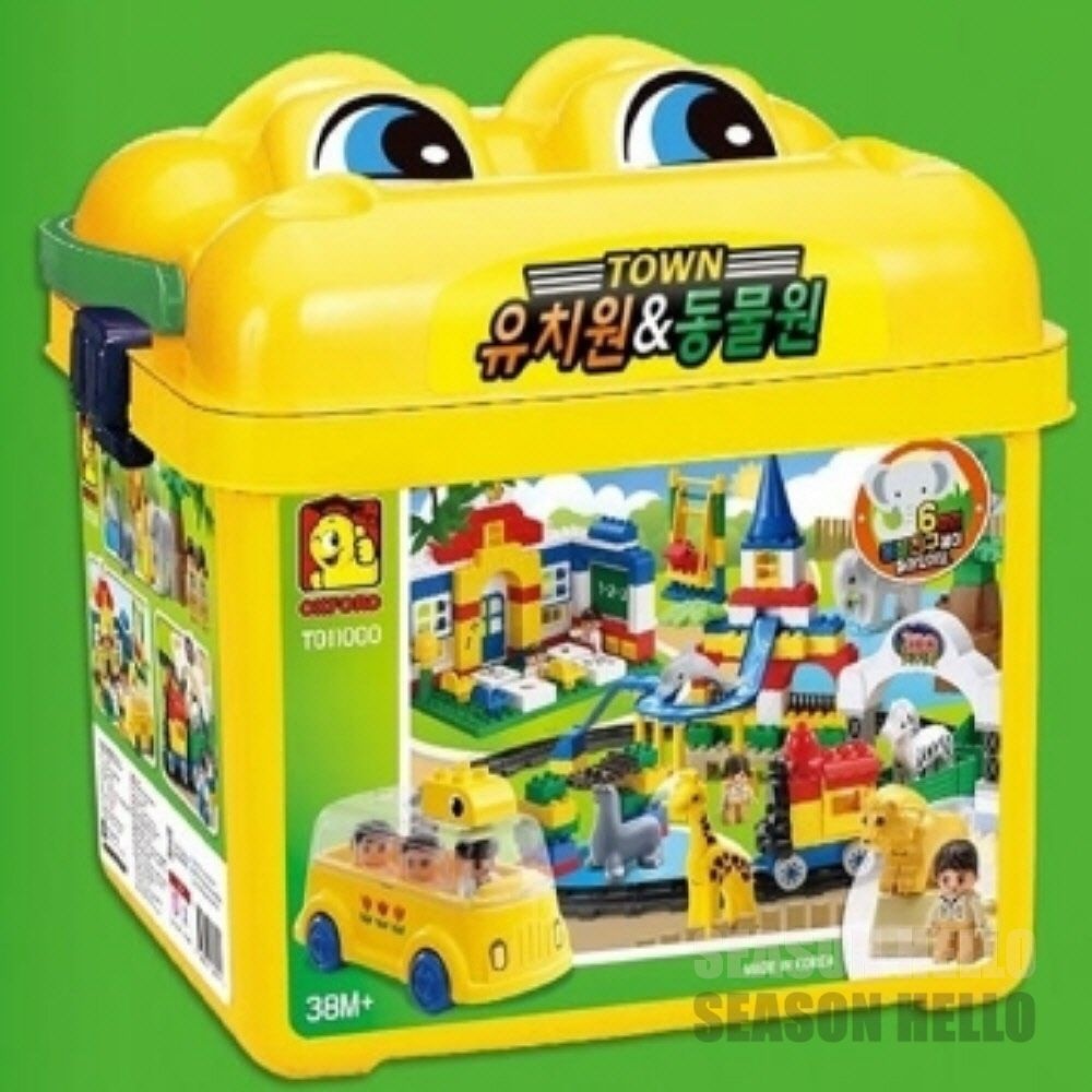 시즌헬로 협력사 옥스포드 TOWN 유치원동물원 옥스퍼드블럭놀이 옥스포드종합블럭 캐릭터블록