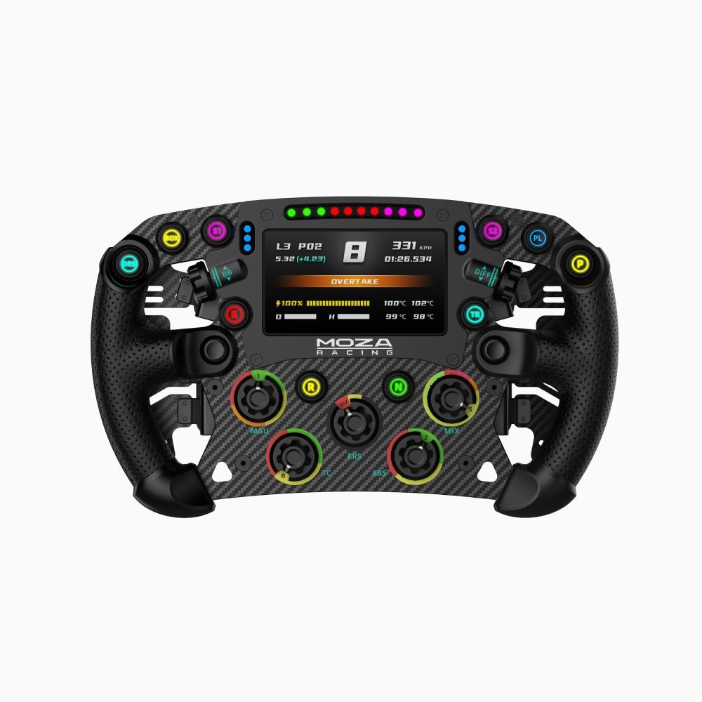 지티기어 MOZA FSR2 포뮬러 휠 디지털 디스플레이 장착