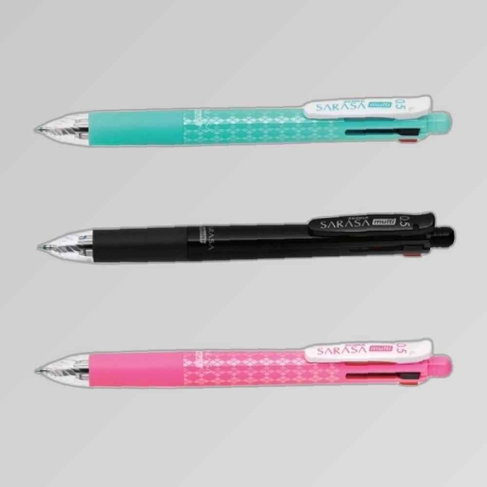 제브라 사라사멀티4색+1 J4SA11-BG 0.5 블루그린 70424 /