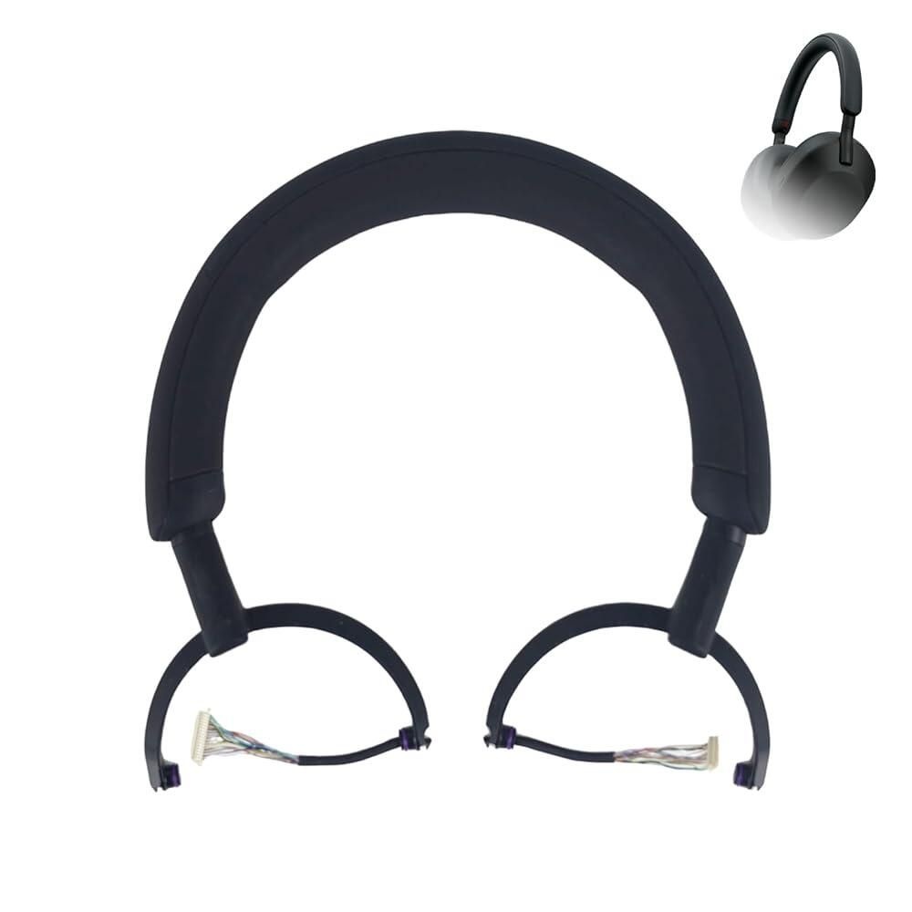 Adhiper [해외] Adhiper WH-1000XM5 헤드밴드 조립 수리 부품 액세서리, 소니 어셈블리 헤드폰 전용으로 설계된 교체품(블랙)