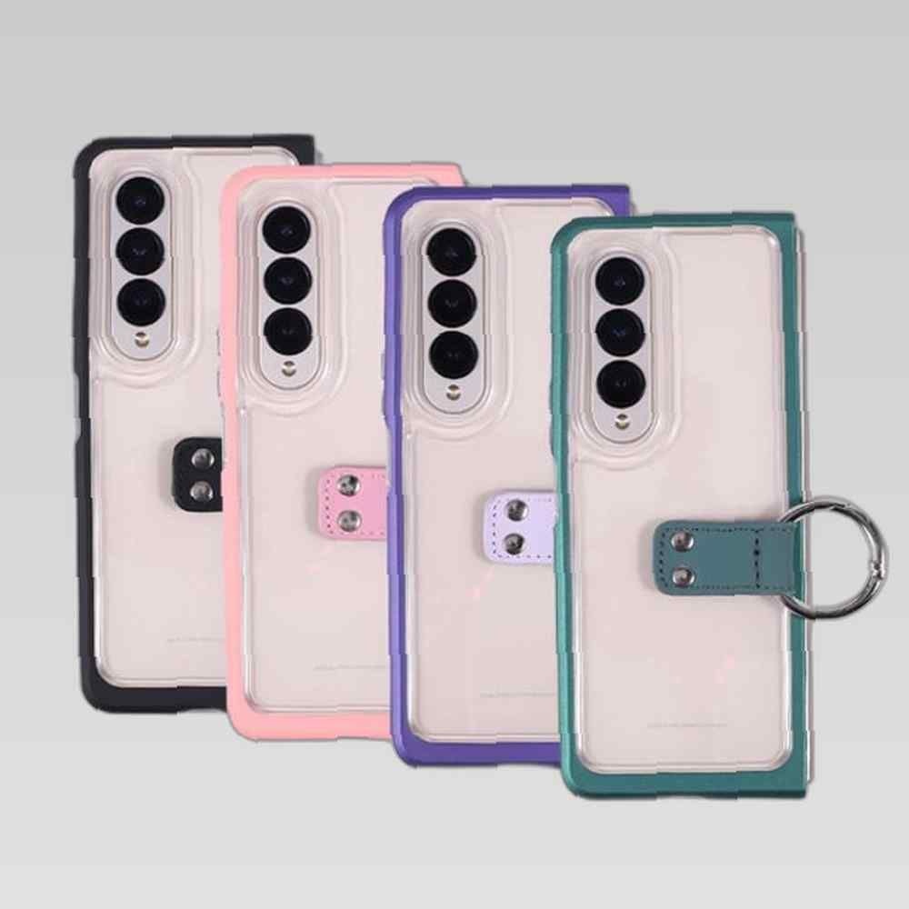 갤럭시Z폴드4/3 메탈릭 컬러라인 실버링 범퍼케이스 제트폴드4케이스 제트폴드3케이스 지폴드4케이스 제트폴드4