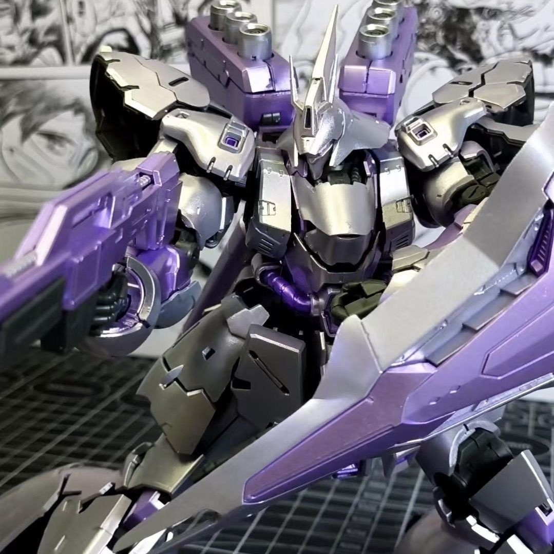 [해외] 대륙산 중국제 고고모형 RG 사자비 실버 조립 프라모델