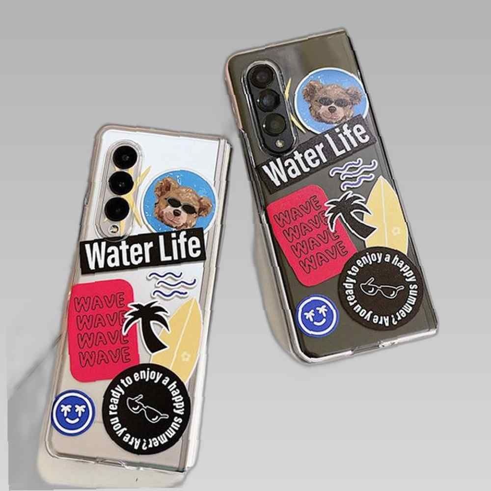 갤럭시Z폴드4/3 힙돌이 워터라이프 일러스트 하드케이 제트폴드3케이스 지폴드3케이스 제트폴드4케이스 폴드4케