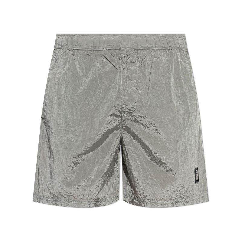 Stone Island 스톤아일랜드 26SS 스톤아일랜드 나일론 메탈 쇼츠 스웜팬츠 그레이 L1S15B100004 S0043 V0061