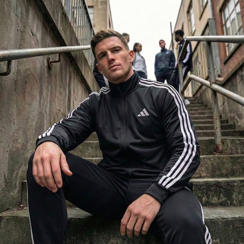 아디다스 3S 트리코트 트랙 수트