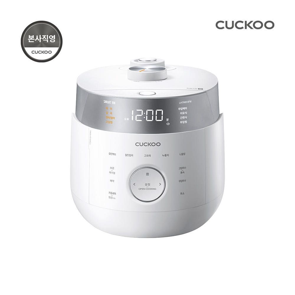 CUCKOO 쿠쿠 6인용 IH전기압력밥솥 CRP-LHTR0610FW