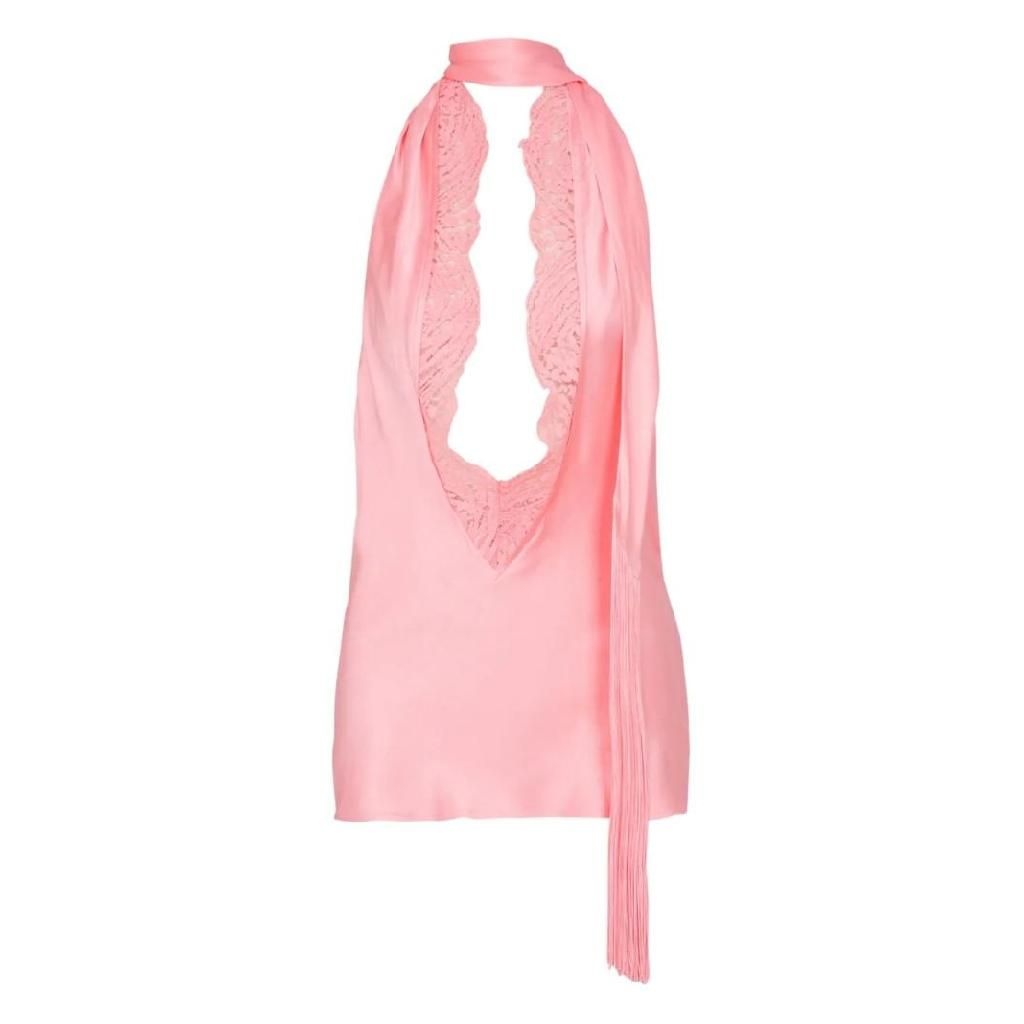 발망 실크 홀터 넥 탑 FF1AG700MH404CN TP449695919