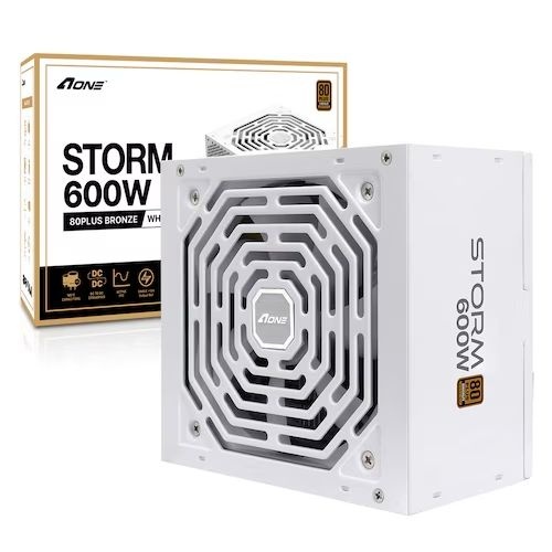 AONE AONE STORM 600W 80+ BRONZE 화이트 ATX 파워